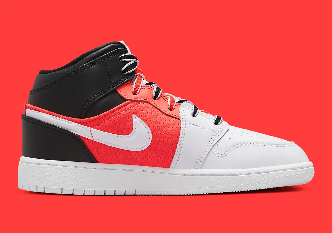 Jordan 1 Mid SE White Black Infrared