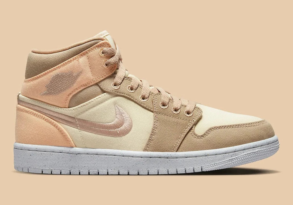 Jordan 1 Mid SE Canvas Khaki