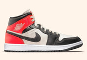 Jordan 1 Mid Newsprint Light Orewood Brown