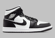 Jordan 1 Mid Split Black White