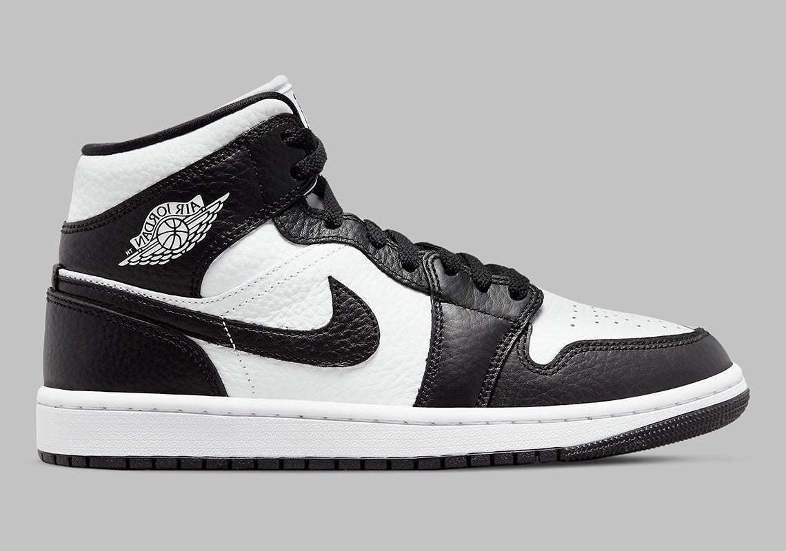 Jordan 1 Mid Split Black White