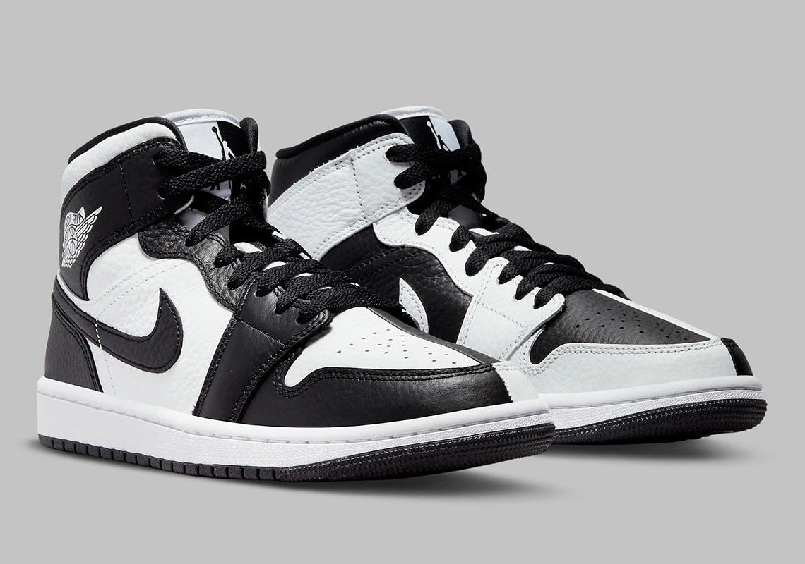 Jordan 1 Mid Split Black White