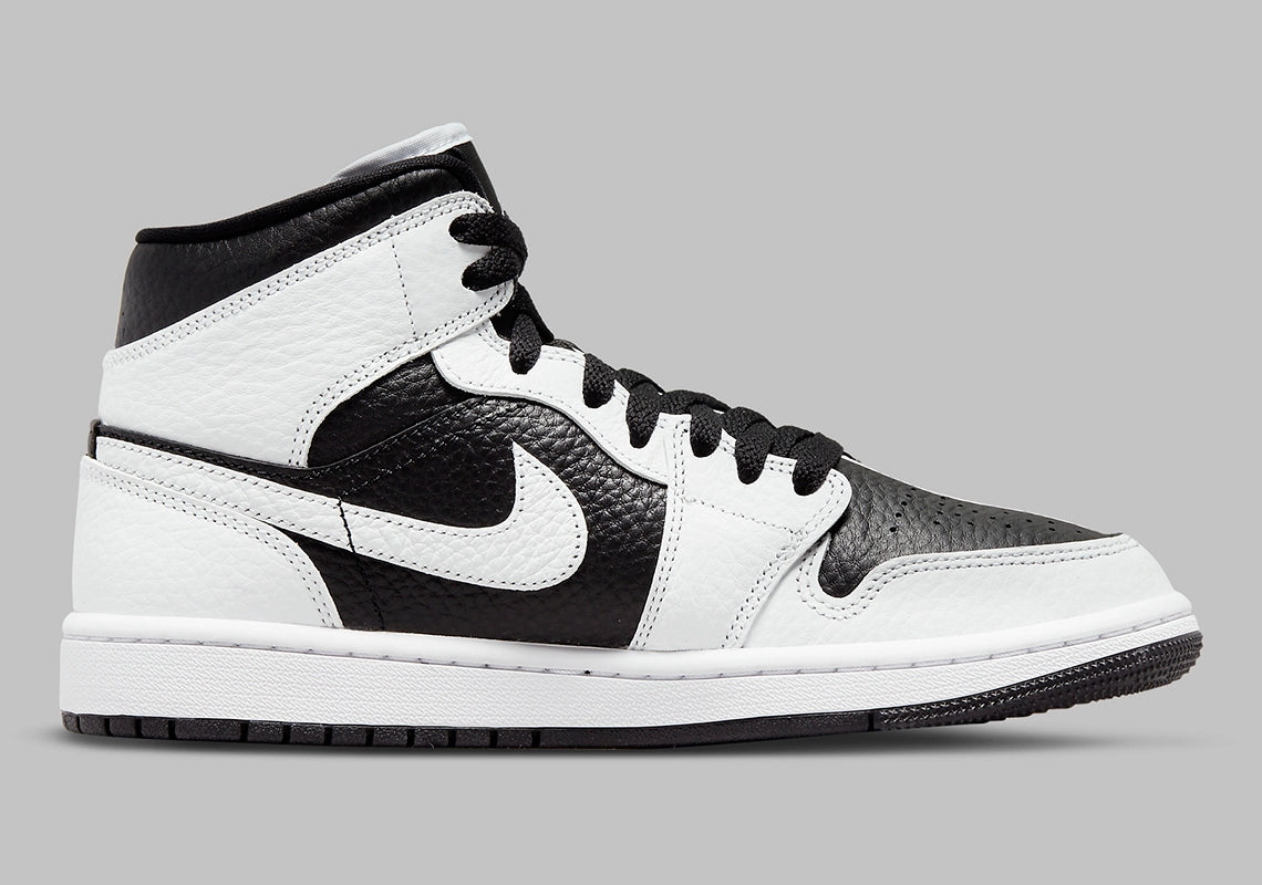 Jordan 1 Mid Split Black White