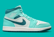 Jordan 1 Mid Chenille Bleached Turquoise