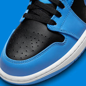 Jordan 1 Mid University Blue Black