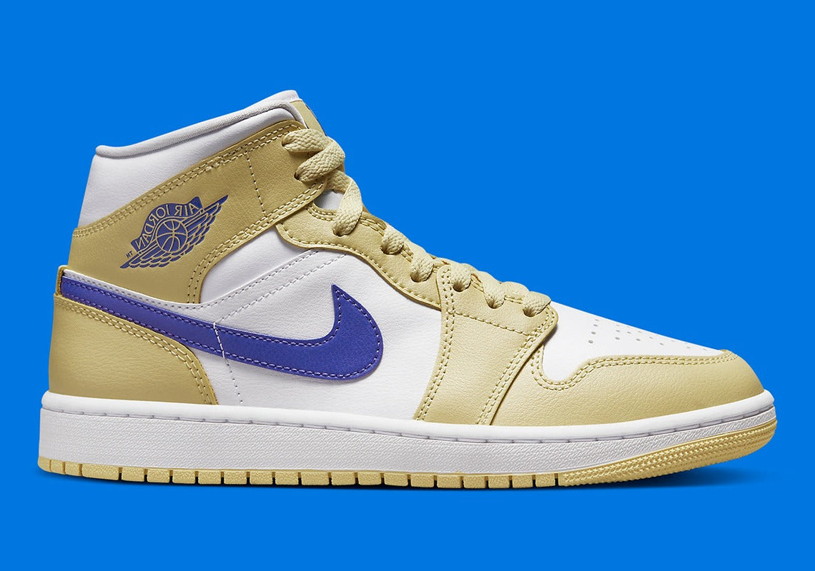 Jordan 1 Mid Lemon Wash Lapis