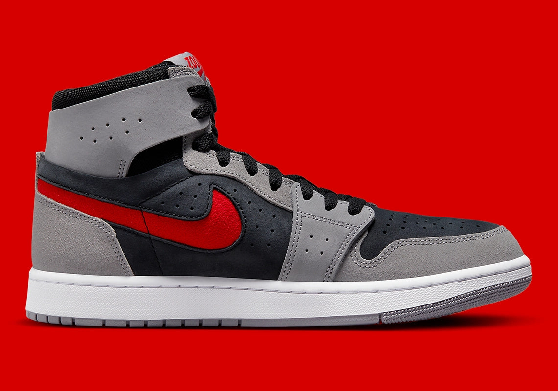 Jordan 1 High Zoom Air CMFT 2 Black Fire Red Cement