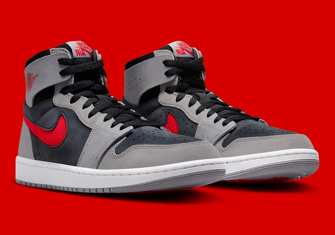 Jordan 1 High Zoom Air CMFT 2 Black Fire Red Cement