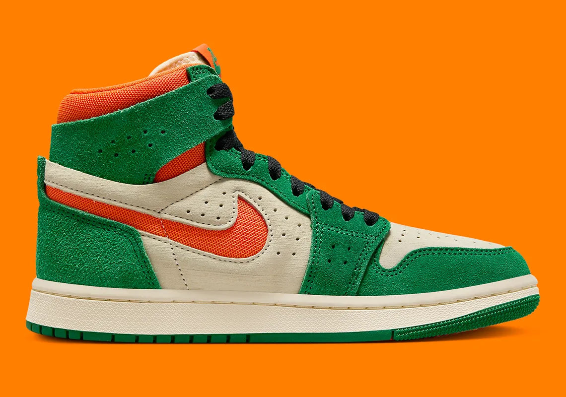 Jordan 1 High Zoom Air CMFT 2 Pine Green Orange Blaze