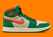 Jordan 1 High Zoom Air CMFT 2 Pine Green Orange Blaze