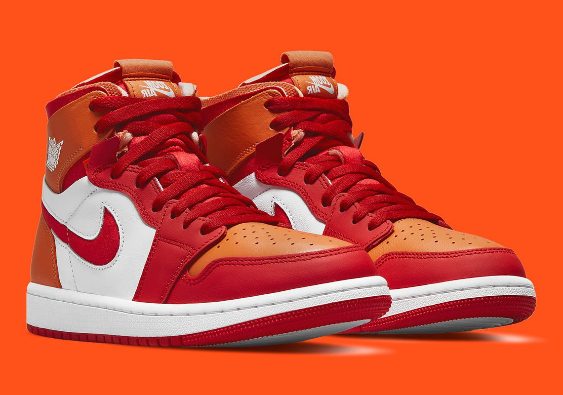 Jordan 1 High Zoom Air CMFT Fire Red Hot Curry