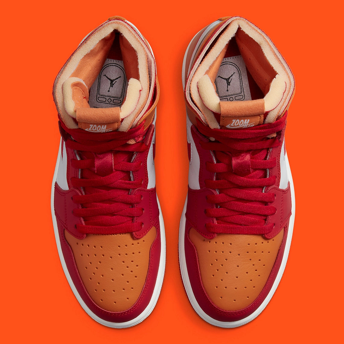 Jordan 1 High Zoom Air CMFT Fire Red Hot Curry