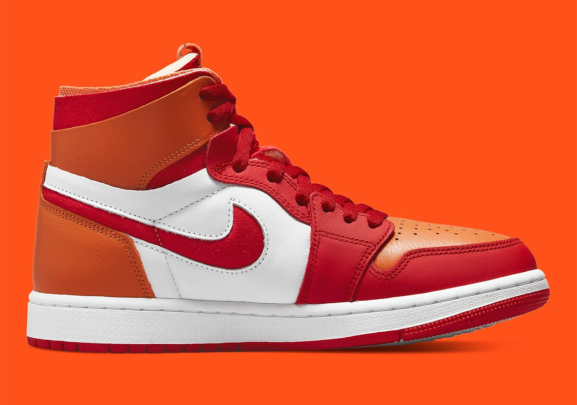 Jordan 1 High Zoom Air CMFT Fire Red Hot Curry