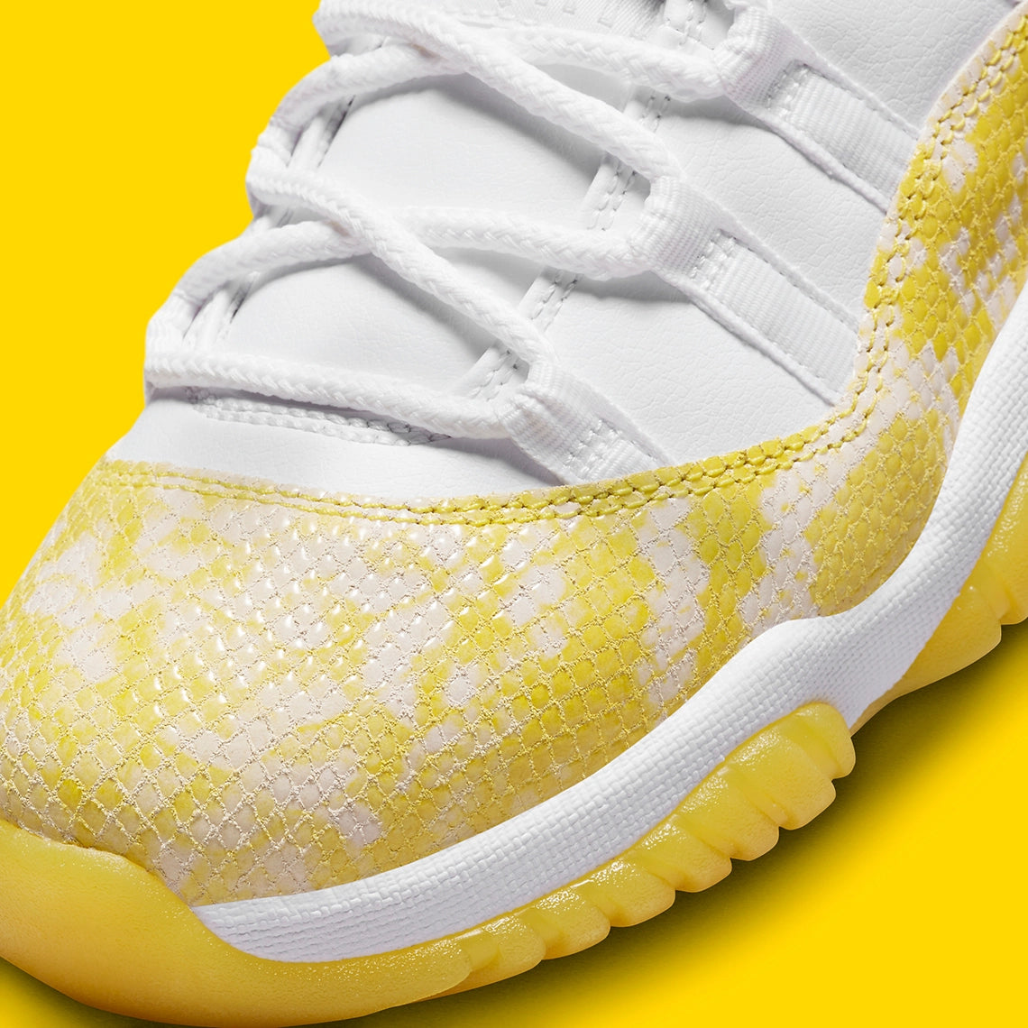 Jordan 11 Retro Low Yellow Snakeskin