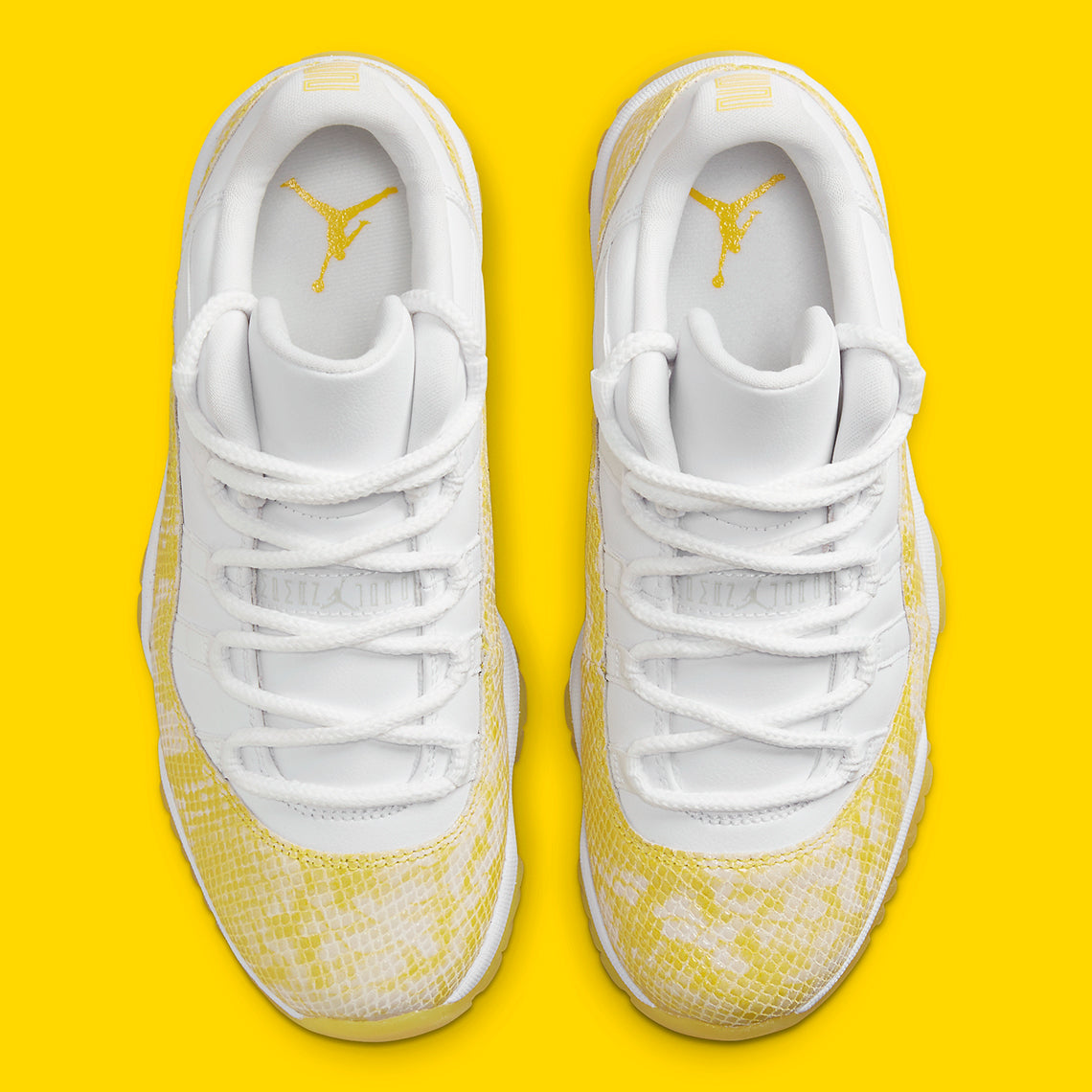 Jordan 11 Retro Low Yellow Snakeskin