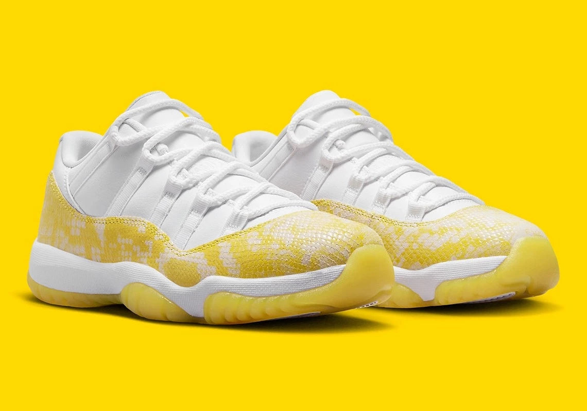 Jordan 11 Retro Low Yellow Snakeskin