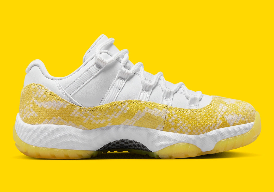 Jordan 11 Retro Low Yellow Snakeskin