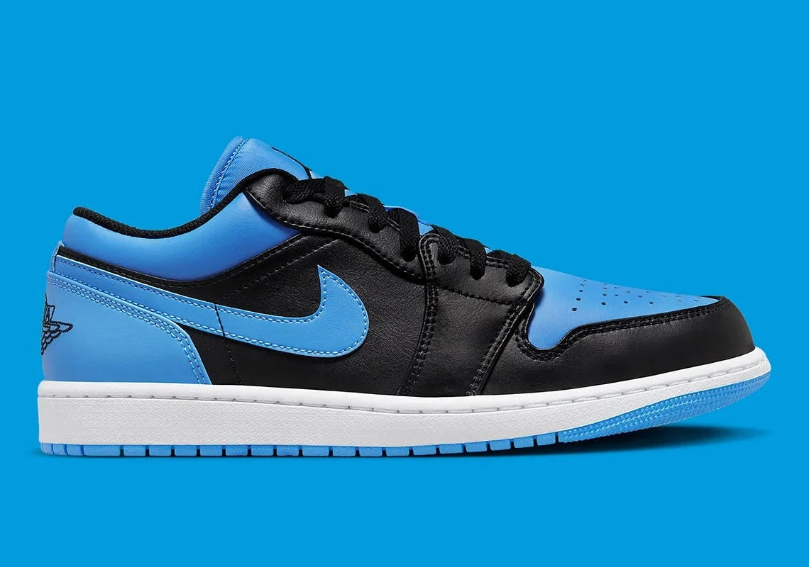 Jordan 1 Low Black University Blue