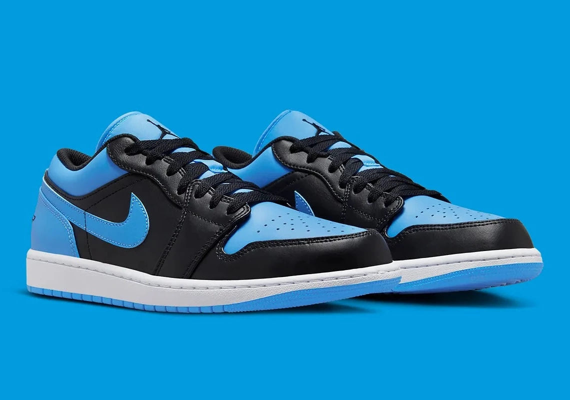 Jordan 1 Low Black University Blue