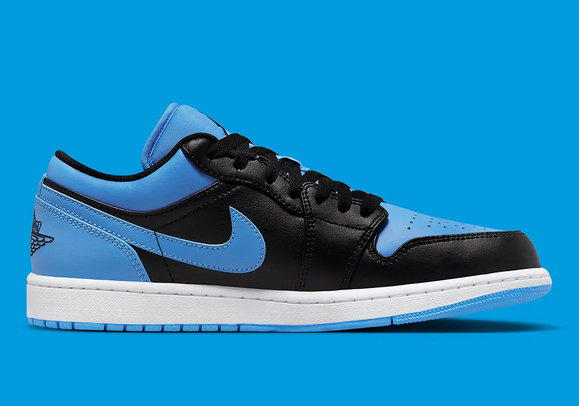 Jordan 1 Low Black University Blue