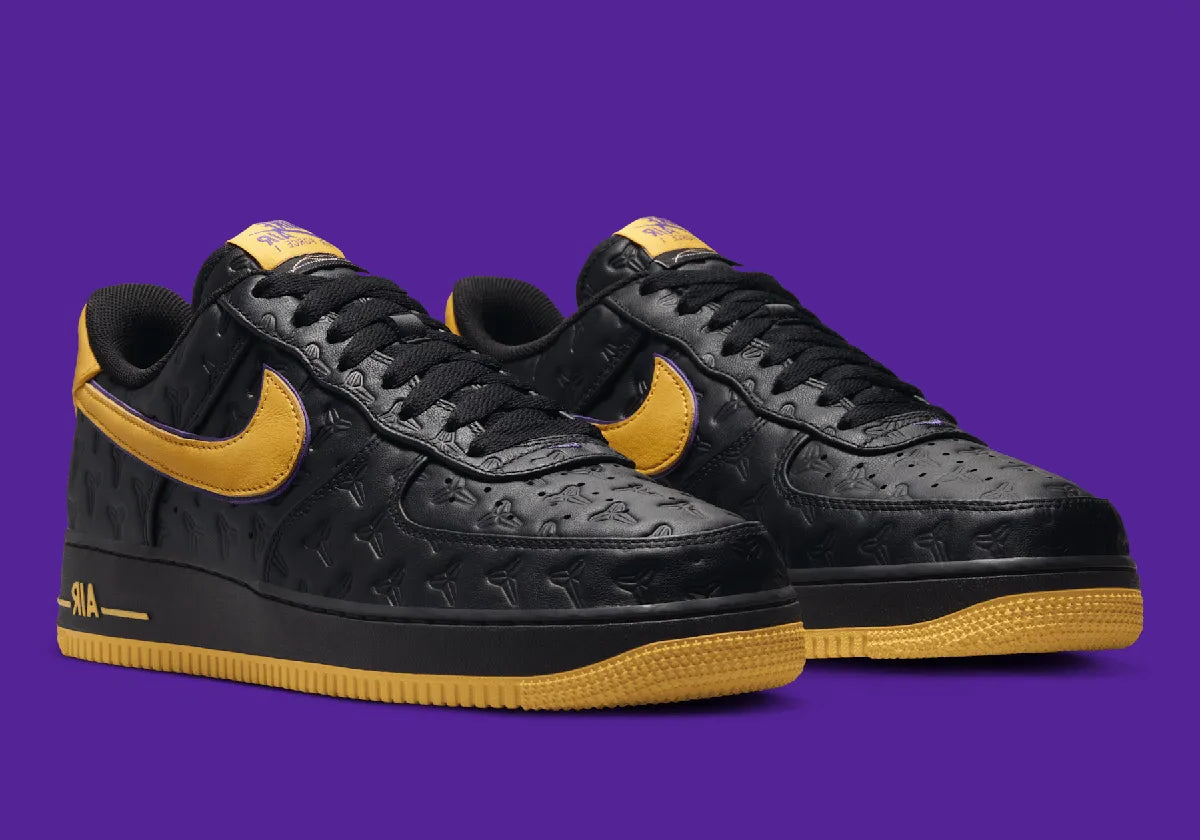 Nike Air Force 1 Low Kobe Bryant Lakers Away (non numérotée)