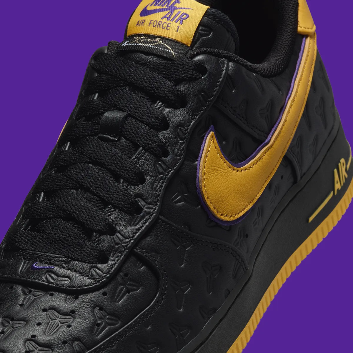 Nike Air Force 1 Low Kobe Bryant Lakers Away (Edition numérotée de 8000)