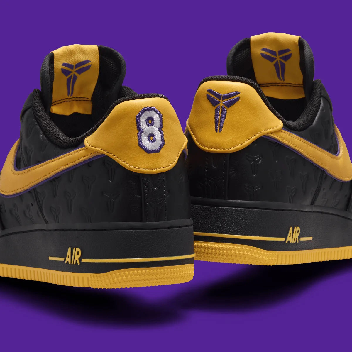 Nike Air Force 1 Low Kobe Bryant Lakers Away (Non numéroté)