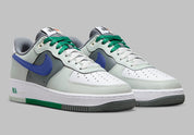 Nike Air Force 1 Low '07 LV8 Split Light Silver Deep Royal Blue