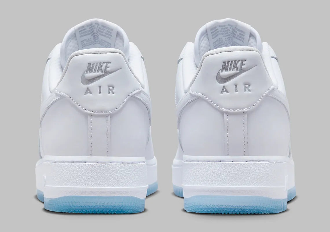 Nike Air Force 1 Low '07 White Ice Blue Sole