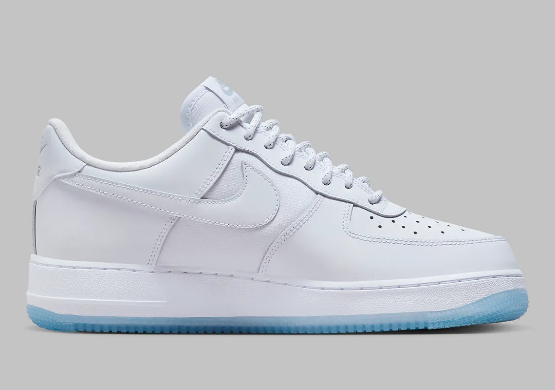 Nike Air Force 1 Low '07 White Ice Blue Sole