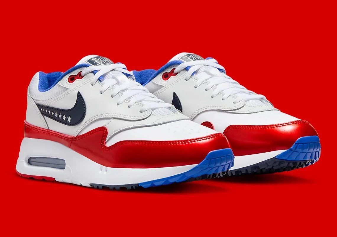 Air max 1 bleu blanc rouge online