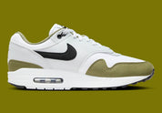 Nike Air Max 1 White Black Medium Olive