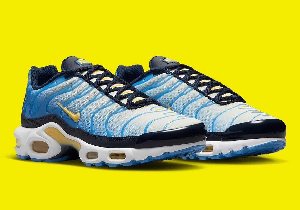 Nike Air Max Plus University Blue Topaz Gold