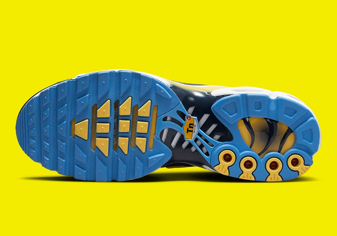 Nike Air Max Plus University Blue Topaz Gold