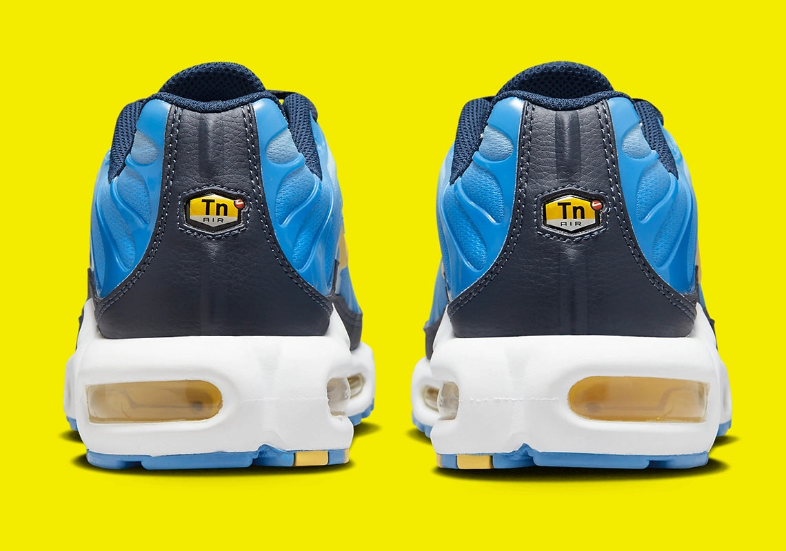 Nike Air Max Plus University Blue Topaz Gold