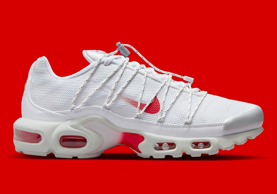 Nike Air Max Plus Utility White Silver Red