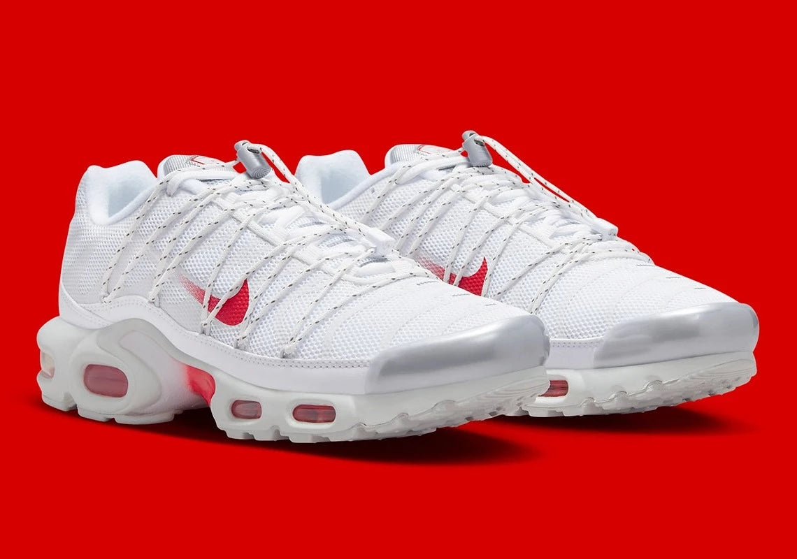 Nike Air Max Plus Utility White Silver Red