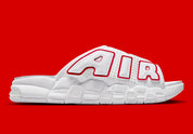 Nike Air More Uptempo Slide White Red