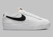 Nike Blazer Low Platform White Black Stingray