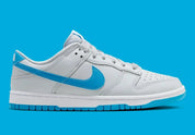 Nike Dunk Low Retro Pure Platinum Blue Lightning