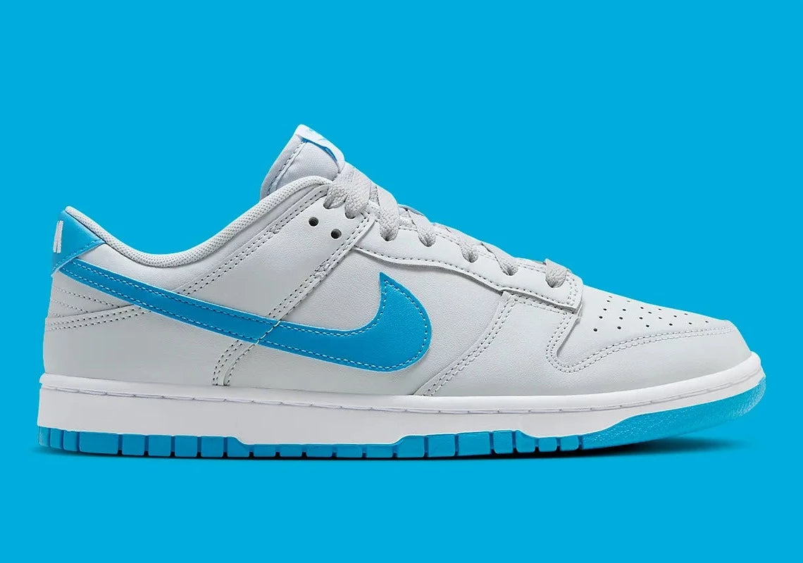 Nike Dunk Low Retro Pure Platinum Blue Lightning