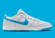 Nike Dunk Low Retro Pure Platinum Blue Lightning