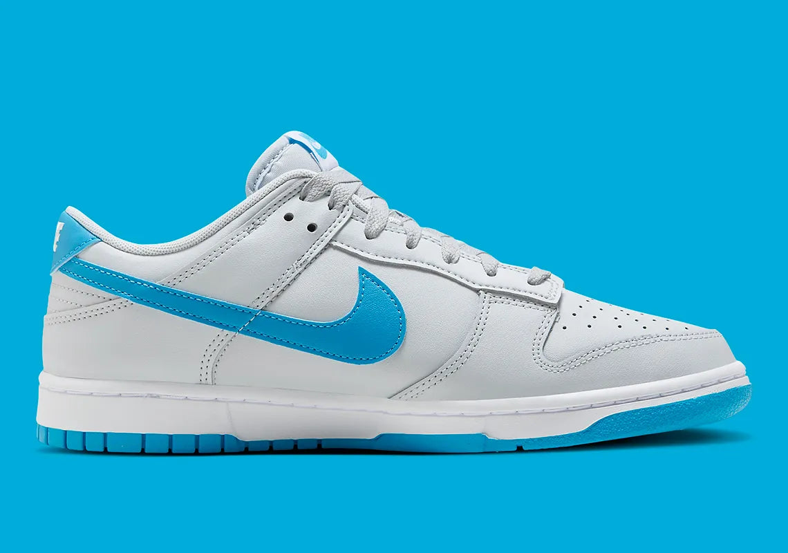 Nike Dunk Low Retro Pure Platinum Blue Lightning