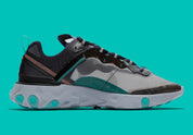 Nike - React Element 87 Black Neptune Green