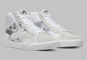 Nike SB Zoom Blazer Mid Premium Floral White Grey