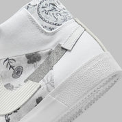 Nike SB Zoom Blazer Mid Premium Floral White Grey