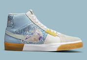 Nike SB Zoom Blazer Mid Premium Floral Paisley Boarder Blue