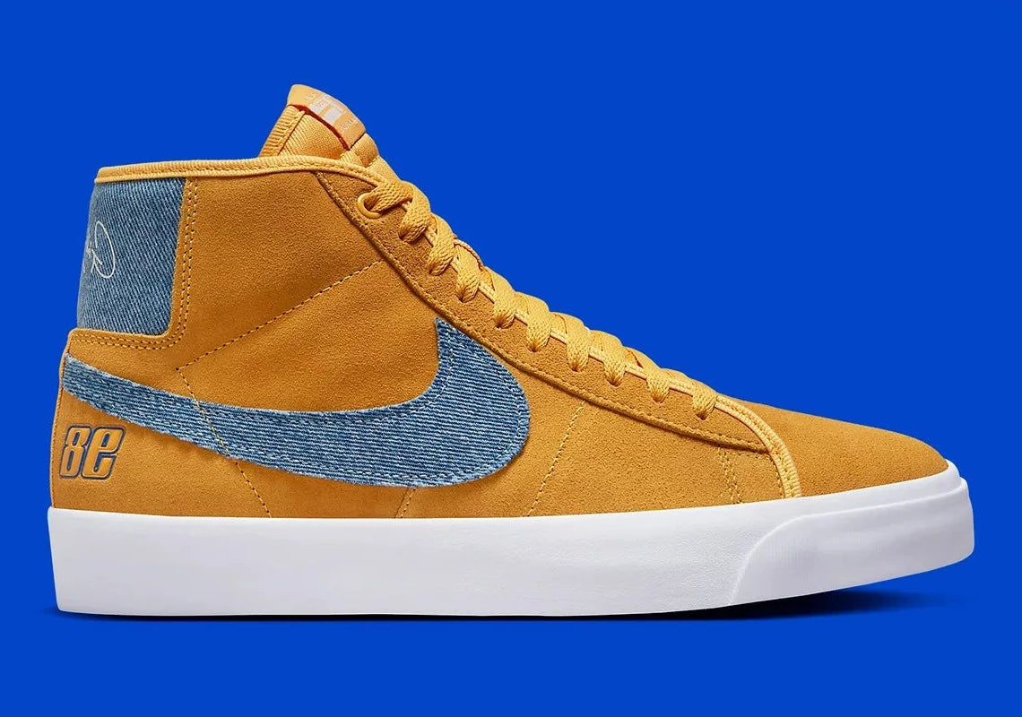 Nike SB Zoom Blazer Mid Pro GT Grant Taylor University Gold Denim