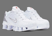 Nike Shox TL White Metallic Silver Max Orange