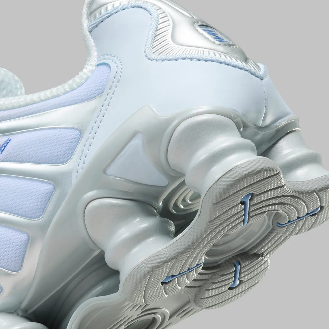 Nike Shox TL Metallic Platinum Blue Tint